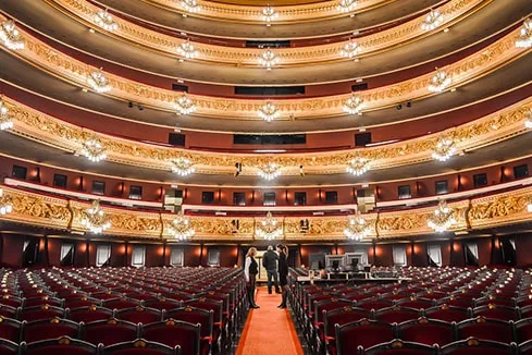 Gran teatro del Liceo en Barcelona-min
